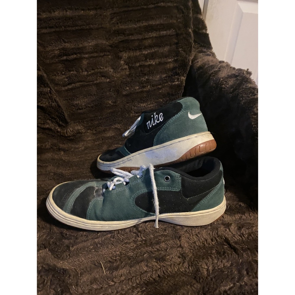 Vtg 1996 Nike Choad Black Green Pre SB Skate 622000-011 Mens 9.5 Archive Y2K 90s